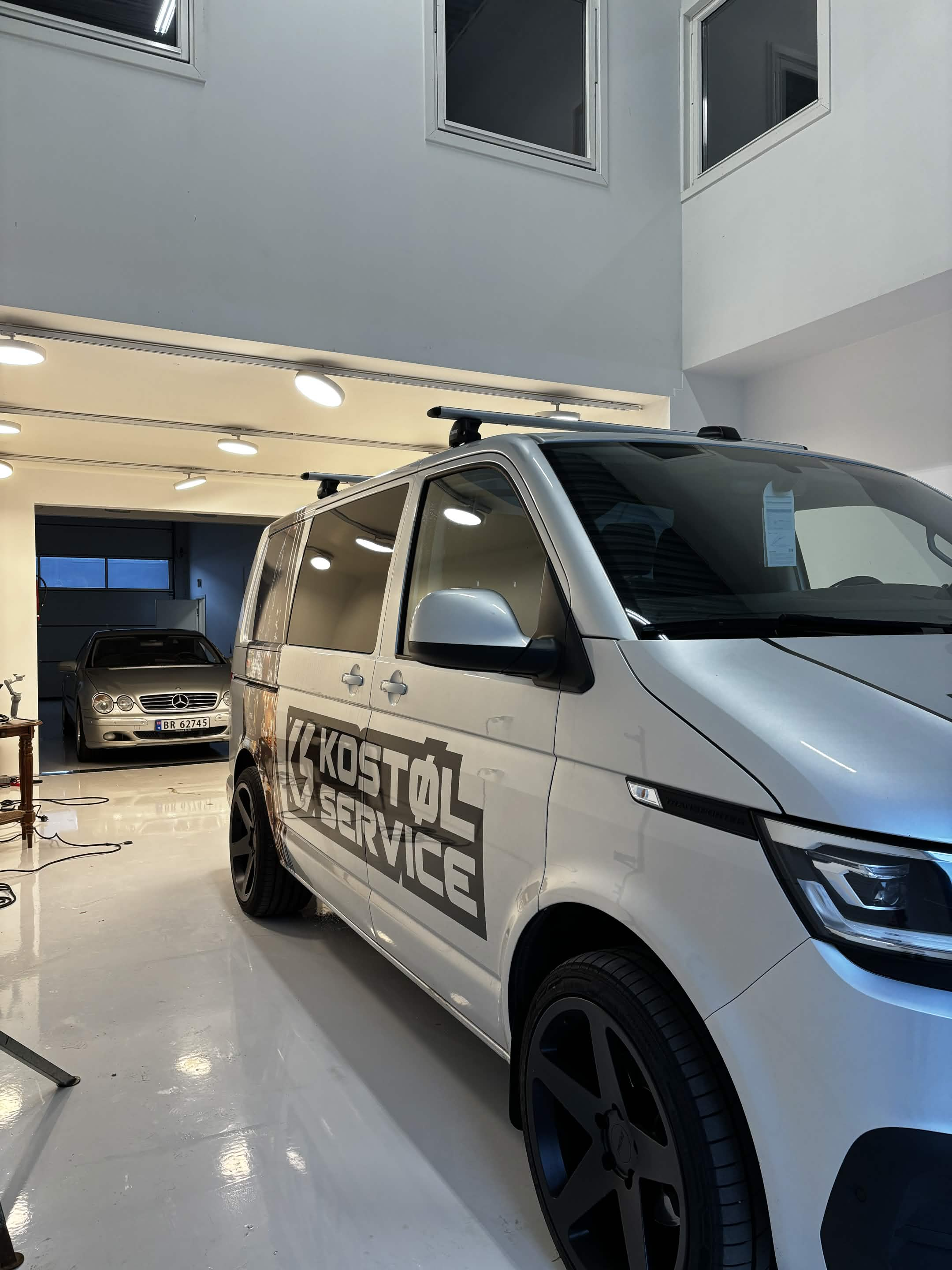 VW Transporter før soting – bilde 1